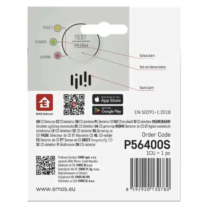 Датчик газа EMOS P56400S изображение 11