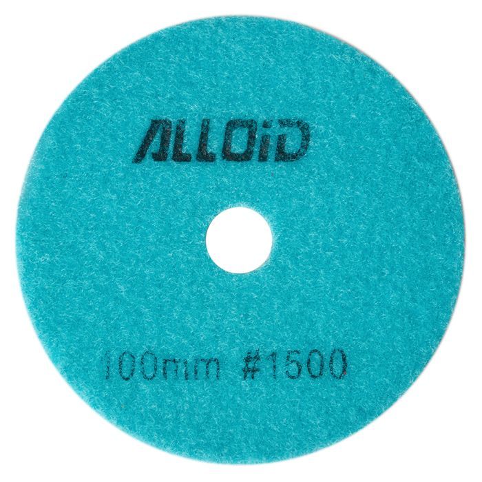 Круг зачистной Alloid Pro, алмазный, шлифовальный, на липучке, COMBS, 100мм, зерно 150 (DD-63379)