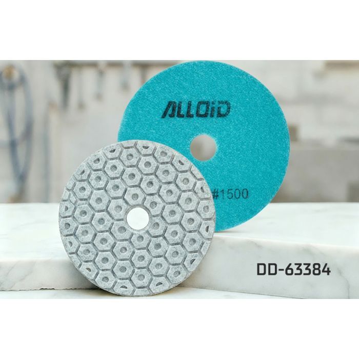 Круг зачистной Alloid Pro, алмазный, шлифовальный, на липучке, COMBS, 100мм, зерно 150 (DD-63379) изображение 5