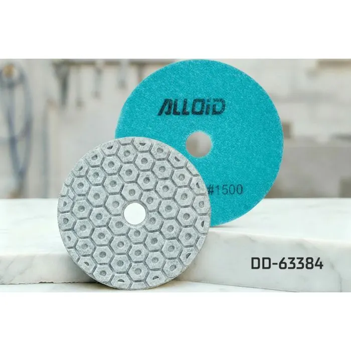 Круг зачистной Alloid Pro, алмазный, шлифовальный, на липучке, COMBS, 100мм, зерно 1500 (DD-63384) изображение 5