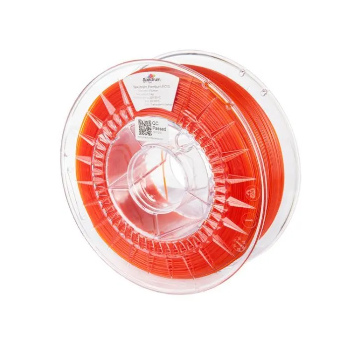 Пластик для 3D-принтера Spectrum PCTG Premium Transparent 1.75mm 1kg Orange (80736)