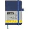 Книга записна Buromax ETALON 95 х 140 мм, 96 аркушів, клітинка, синій (BM.296160-02)