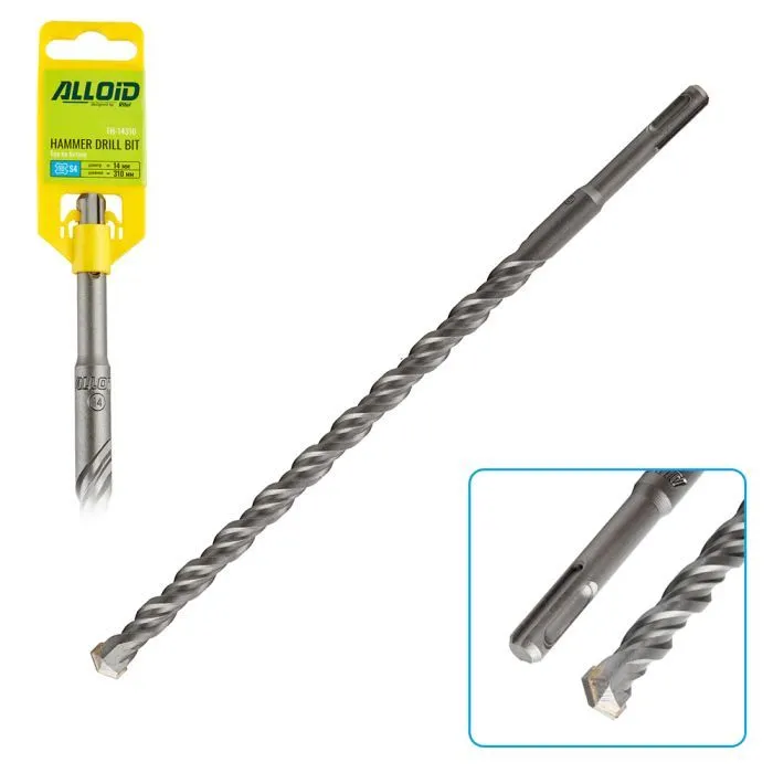 Бур Alloid по бетону, SDS-plus, S4, 14310мм (FH-14310)