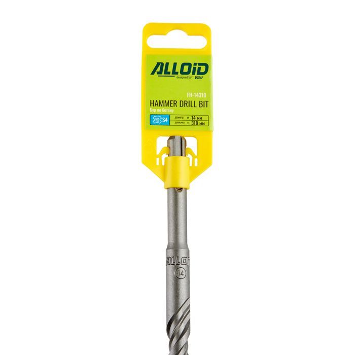 Бур Alloid по бетону, SDS-plus, S4, 12310мм (FH-12310) изображение 3