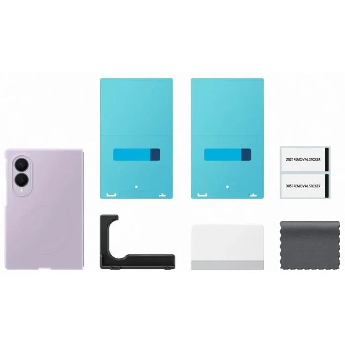 Чехол для мобильного телефона Samsung Galaxy Fold 8 Silicone Ring Magnet Violet (EF-EF971CVEGUA) изображение 5