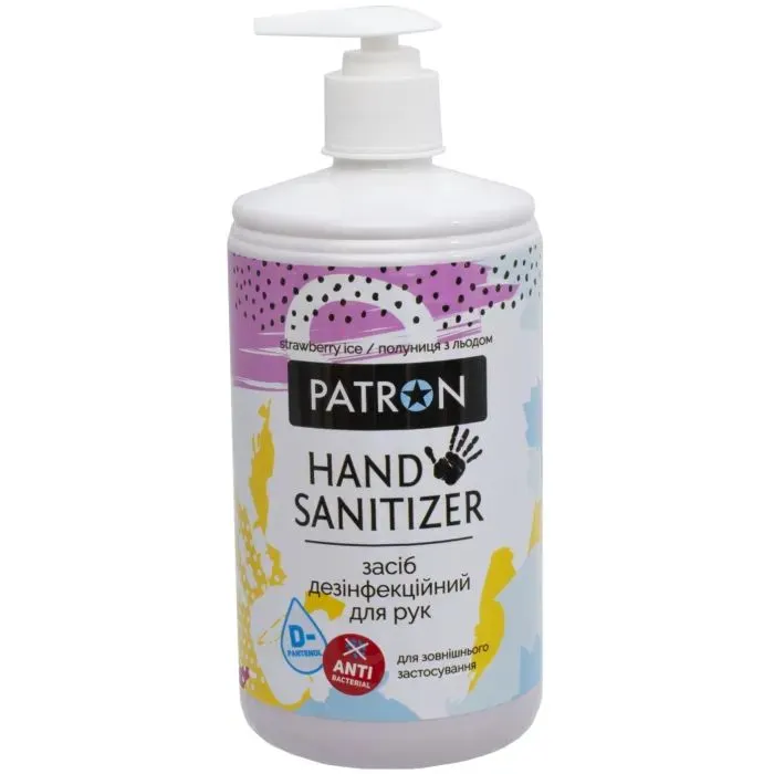 Антисептик для рук Patron Strawberry Ice 700 мл (F3-035-0.7L)