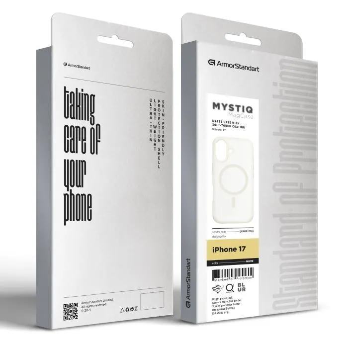 Чехол для мобильного телефона Armorstandart Mystiq MagCase Apple iPhone 17 White (ARM91596) изображение 3