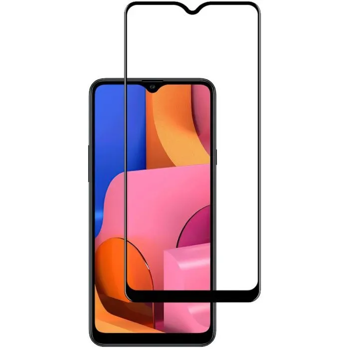 Скло захисне ACCLAB Full Glue Samsung A20s Black (1283126508530)