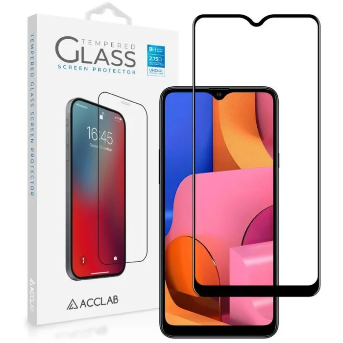 Скло захисне ACCLAB Full Glue Samsung A20s Black (1283126508530) зображення 2