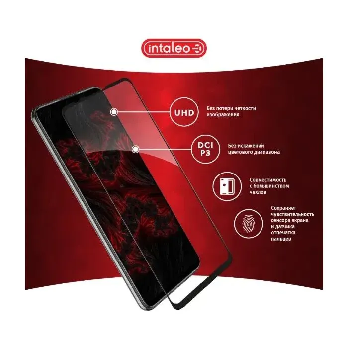 Скло захисне Intaleo Full Glue ZTE Blade V30 Black (1283126515644) зображення 4