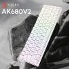 Клавиатура Ajazz AK680 V2 Ice Island Magnetic Switch USB UA White (AK680-V2-I-S-W) изображение 4