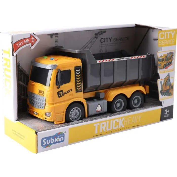 Машинка для детей Iggy Ziggy Самосвал Subian Truck Heavy Engineering 1:14 (3858894675999) изображение 2