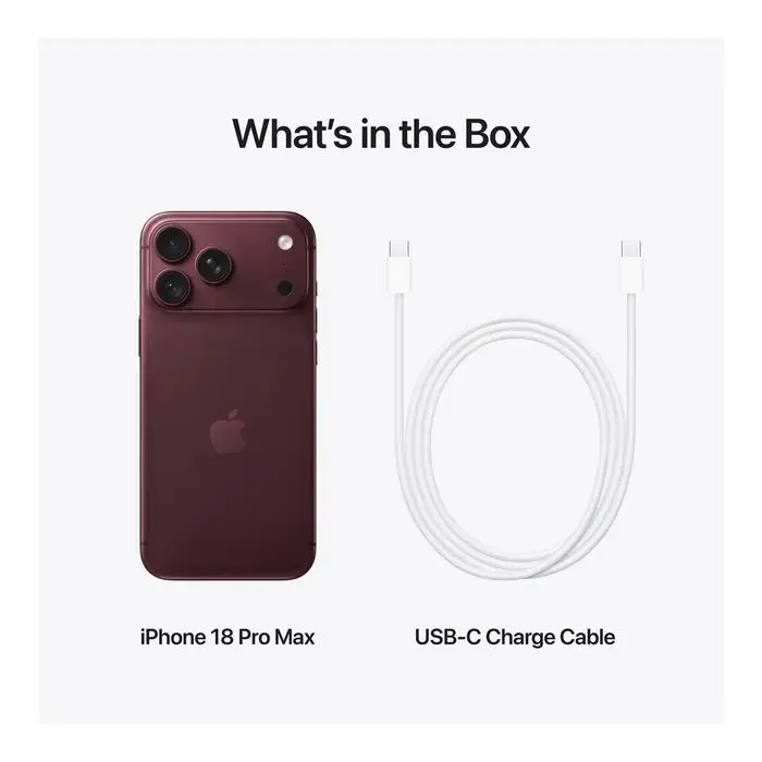 Мобильный телефон Apple iPhone 18 Pro Max 1TB Burgundy (MJY04AF/A) изображение 10