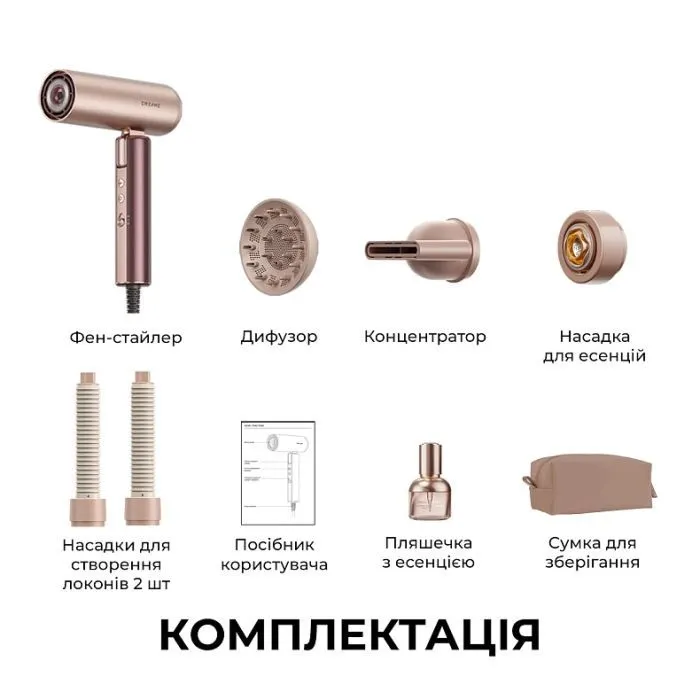 Фен Dreame Pocket Aura Pink (AZP20A-PK) зображення 2