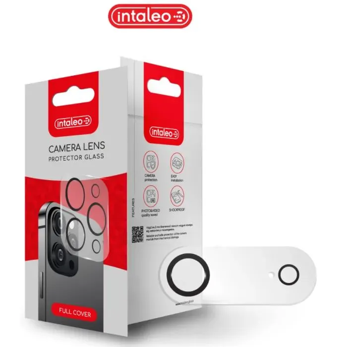 Скло захисне Intaleo Camera Lens Apple iPhone 17 Air Black (1283126630071)