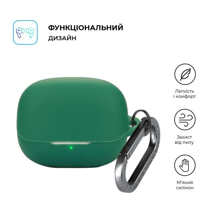 Чехол для наушников Armorstandart Hang Case For Xiaomi Buds 5 Pro Green (ARM84517) изображение 2