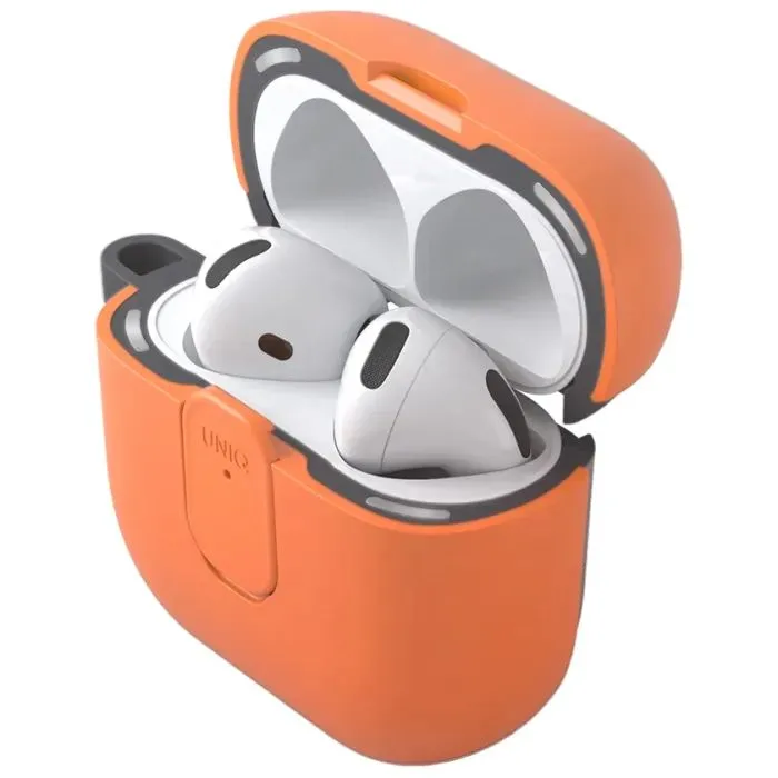 Чохол для навушників Uniq Чохол UNIQ Clyde для AirPods 4 Lock Case помаранчевий UNIQ-AIRPODS(2024)- CLYVO (8886463693230) зображення 3