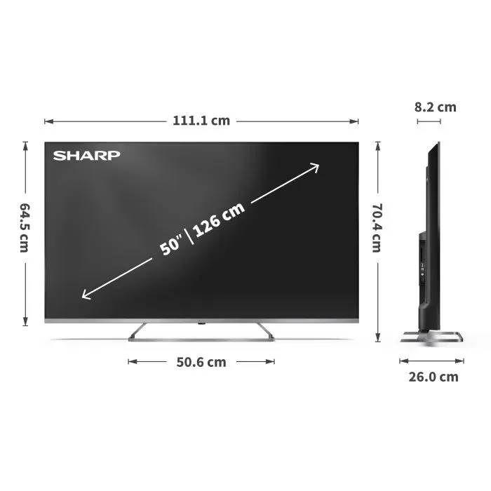 Телевізор Sharp 50JP7265E (4T-C50JP7265EB) зображення 6