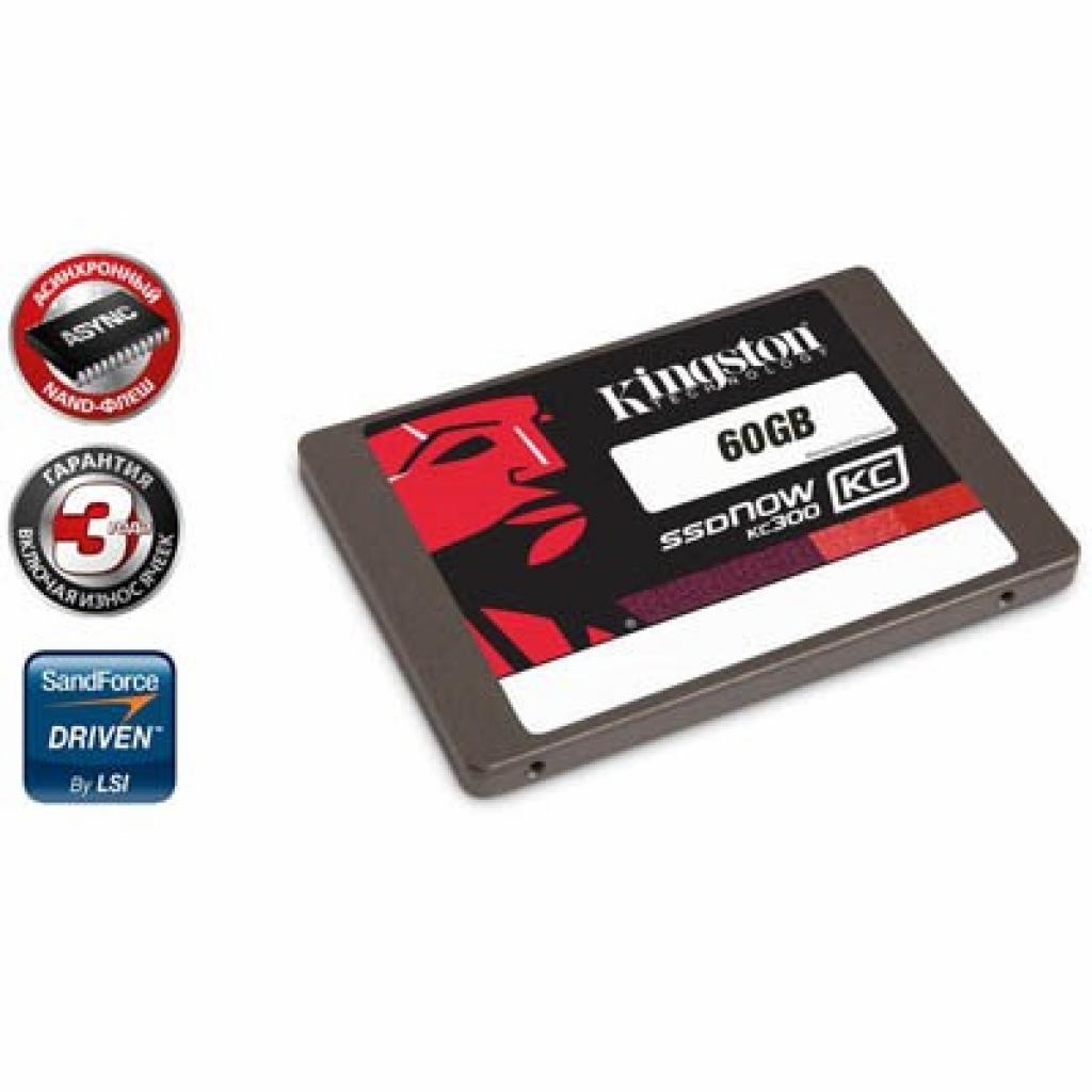 Накопичувач SSD 2.5"  60GB Kingston (SKC300S37A/60G) зображення 2