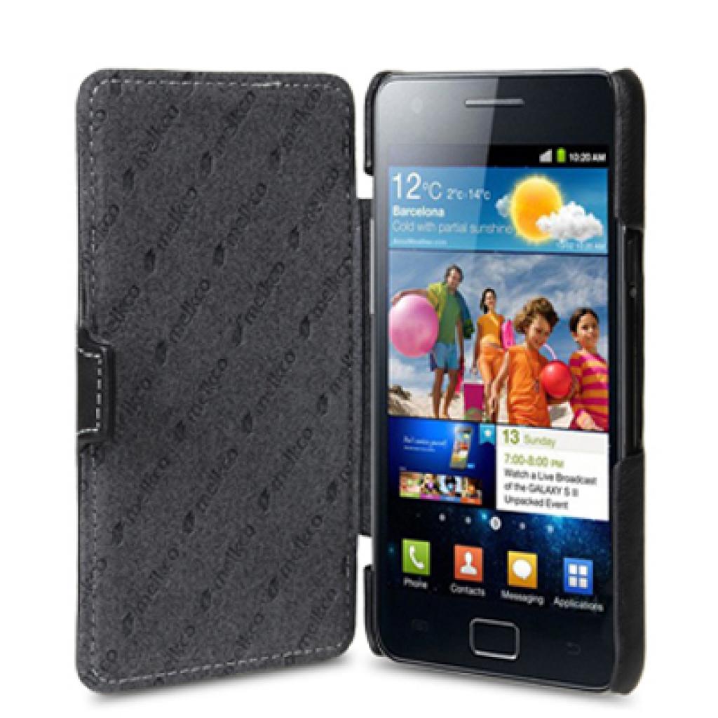 Чохол до мобільного телефона Melkco для Samsung i9105 Booka Type black (SS9100LCJB1BKNP) зображення 4