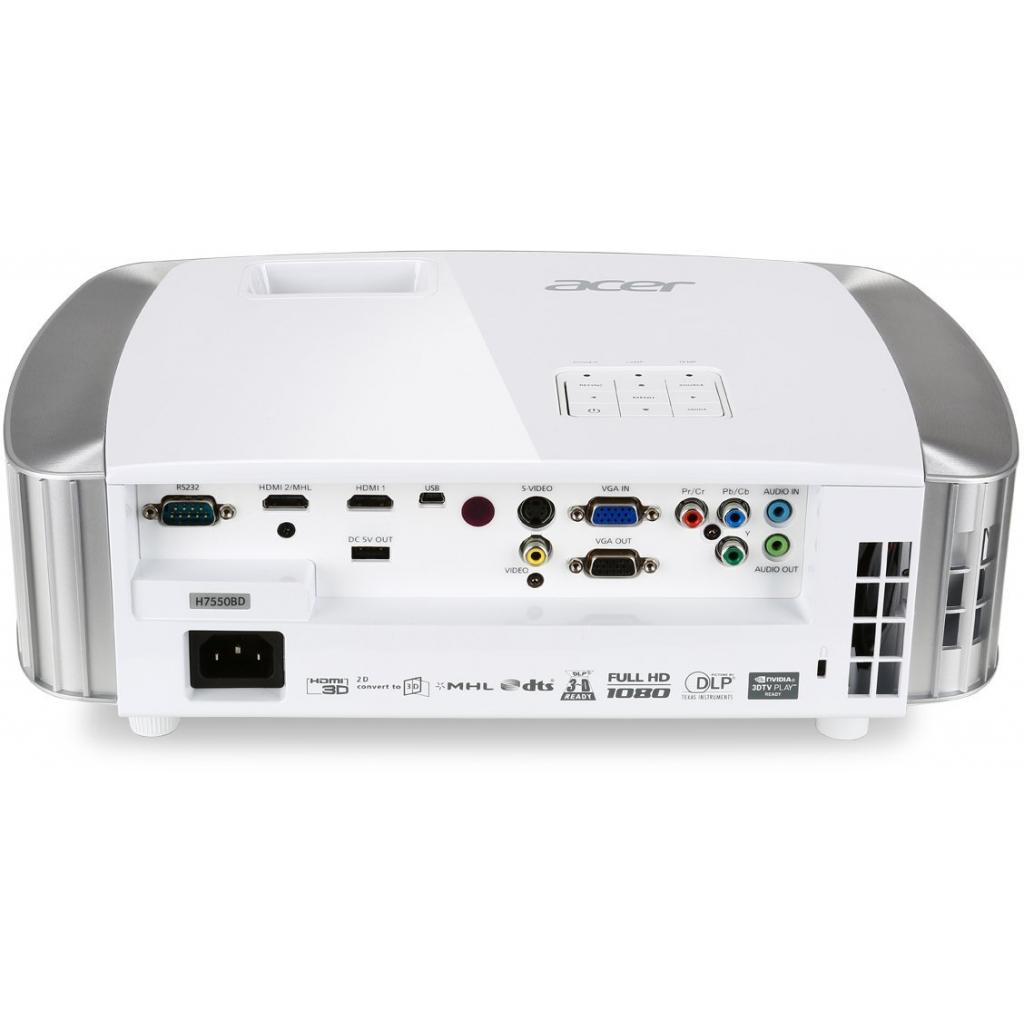 Проектор Acer H7550BD (MR.JL711.001) изображение 3