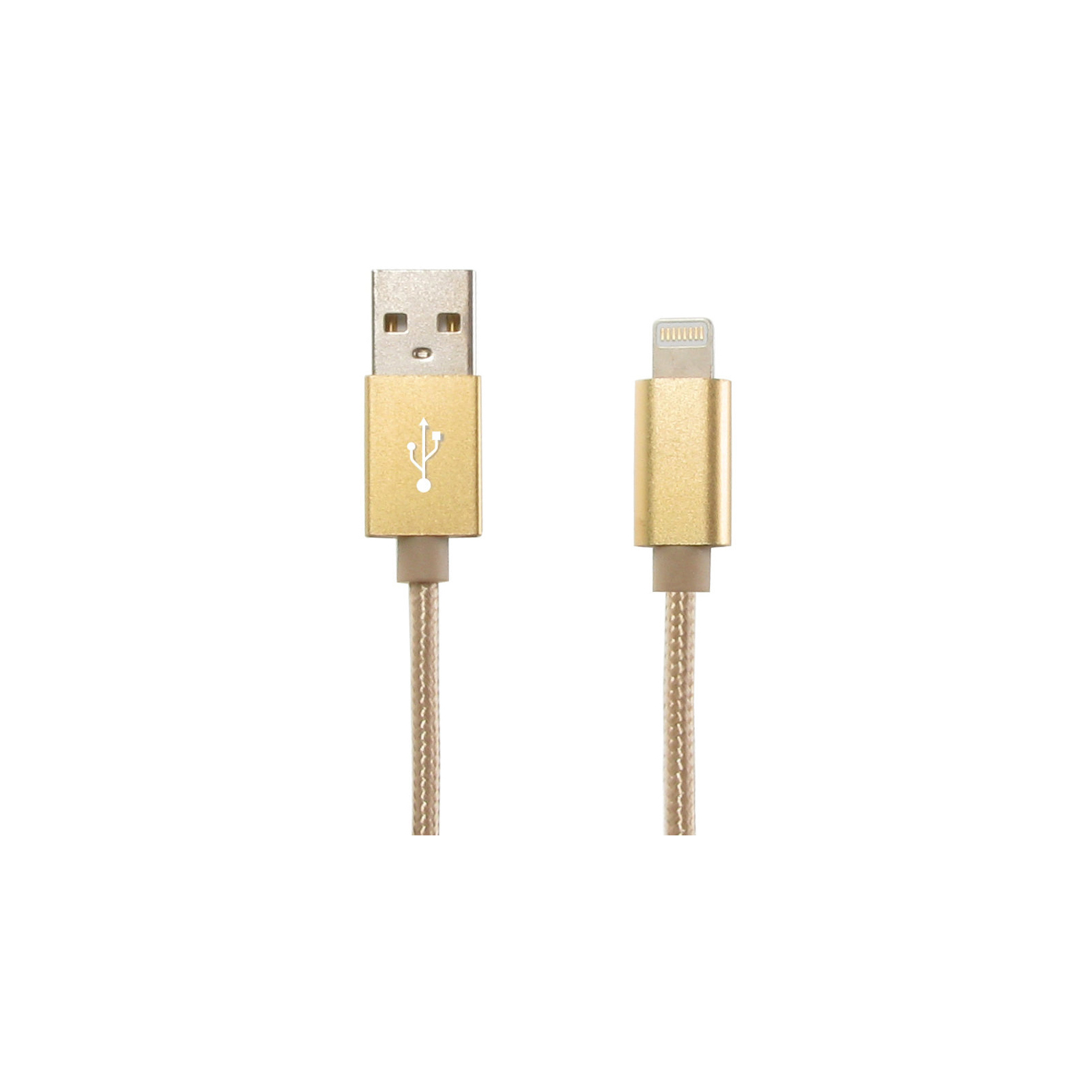 Дата кабель USB 2.0 AM to Lightning Metallic Edition Gold Gelius (36538)