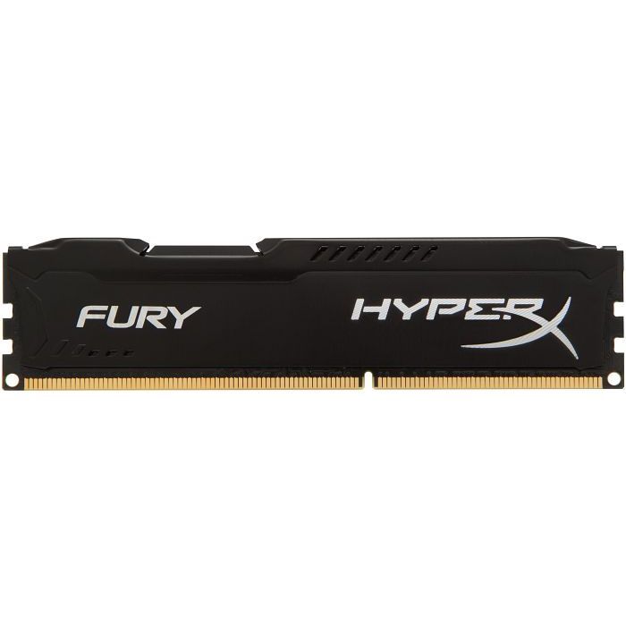 Модуль пам'яті для комп'ютера DDR3 4GB 1600 MHz LoFury Black Kingston Fury (ex.HyperX) (HX316LC10FB/4)
