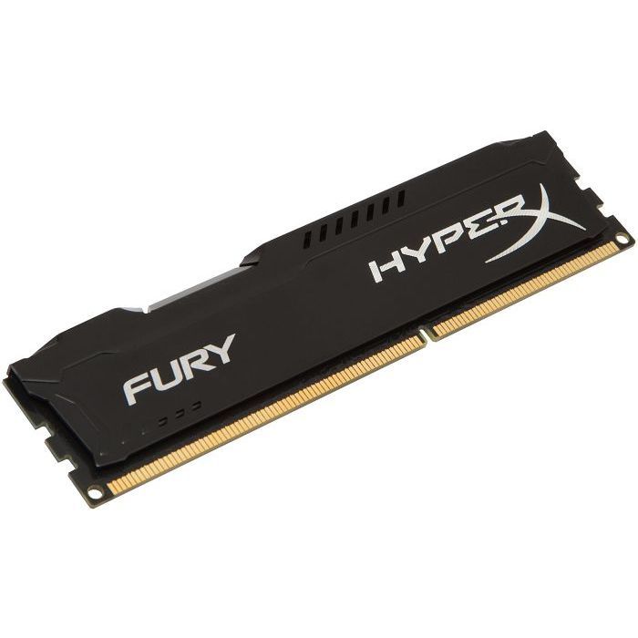 Модуль пам'яті для комп'ютера DDR3 4GB 1600 MHz LoFury Black Kingston Fury (ex.HyperX) (HX316LC10FB/4) зображення 2