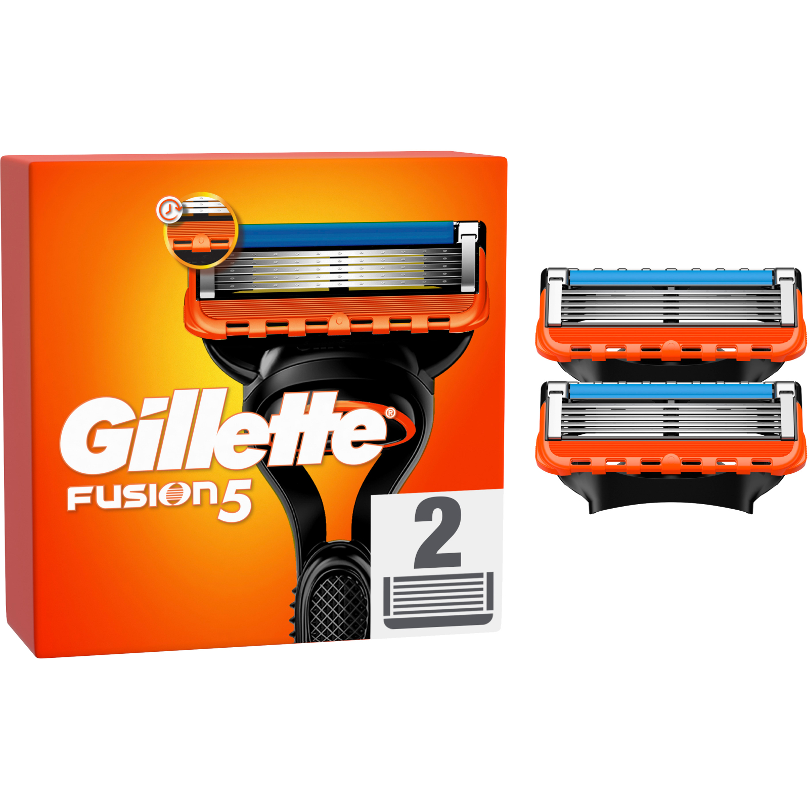 Сменные кассеты Gillette Fusion, 6шт (7702018918102)