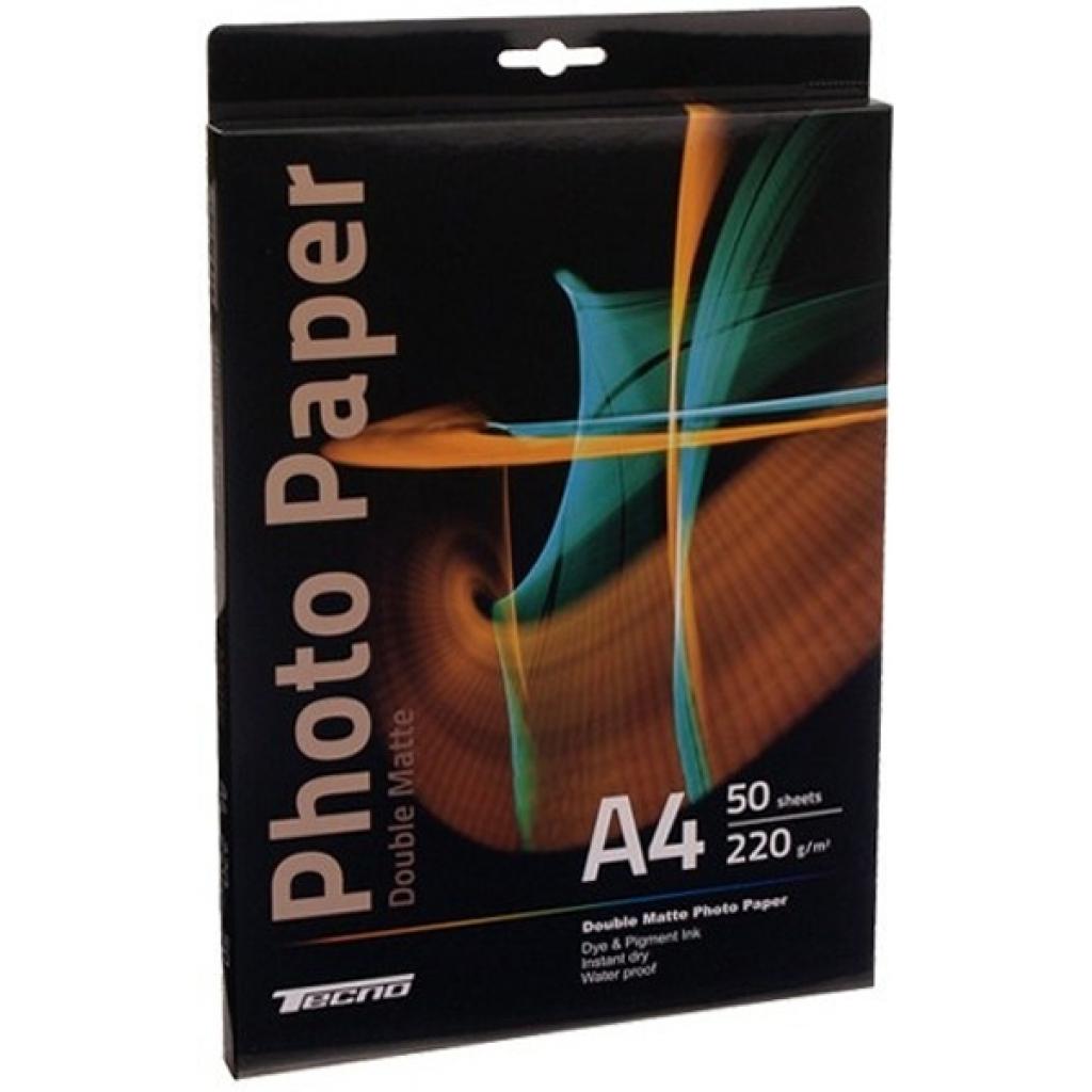 Фотопапір Tecno A4 220g 50 p. Doubl Matte, Premium Photo Paper CB (PMD 220 A4 CP)
