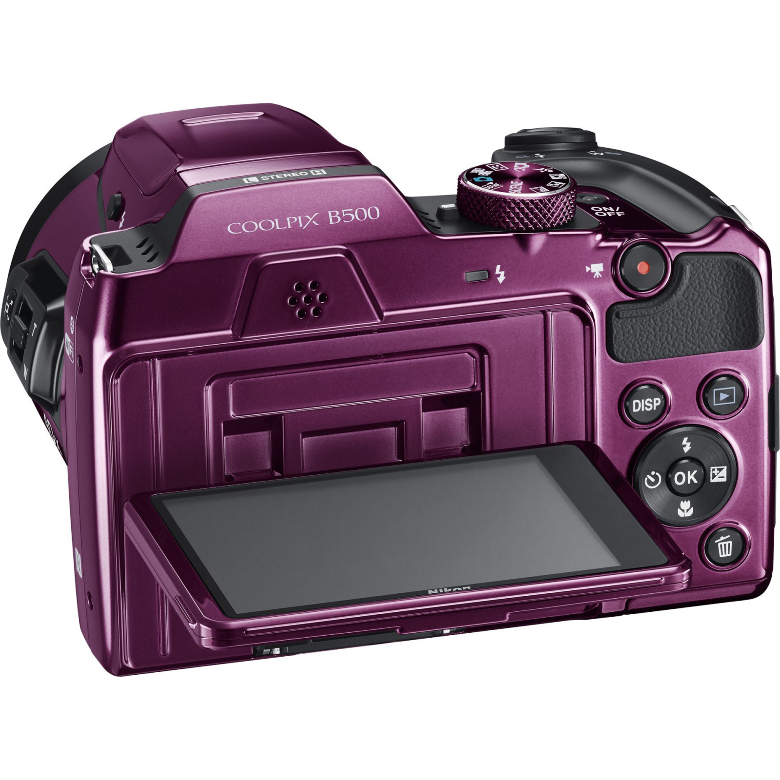 Цифровий фотоапарат Nikon Coolpix B500 Purple (VNA952E1) зображення 7