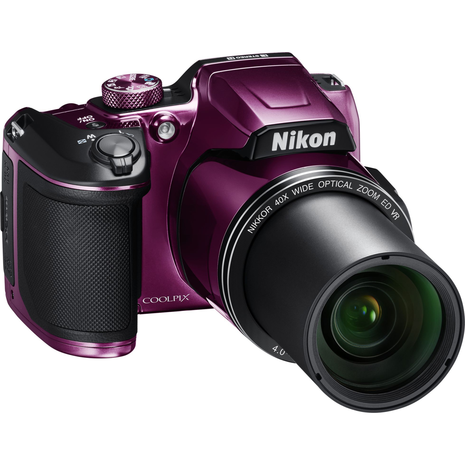 Цифровий фотоапарат Nikon Coolpix B500 Purple (VNA952E1) зображення 9