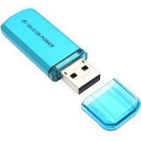 USB флеш накопитель Silicon Power 64GB Helios 101 Blue USB 2.0 (SP064GBUF2101V1B) изображение 4