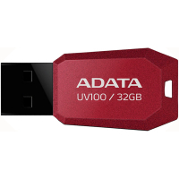 USB флеш накопитель ADATA 32GB DashDrive UV100 Red USB 2.0 (AUV100-32G-RRD)