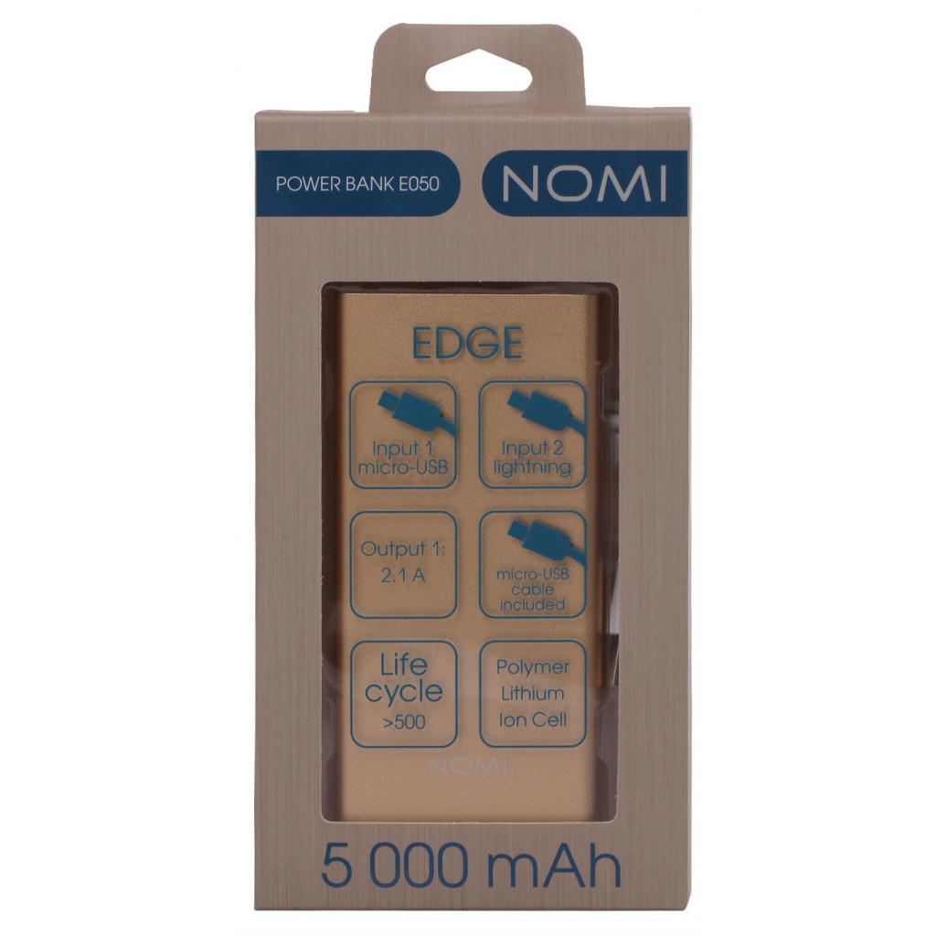 Батарея универсальная Nomi E050 5000 mAh gold (227739) изображение 6