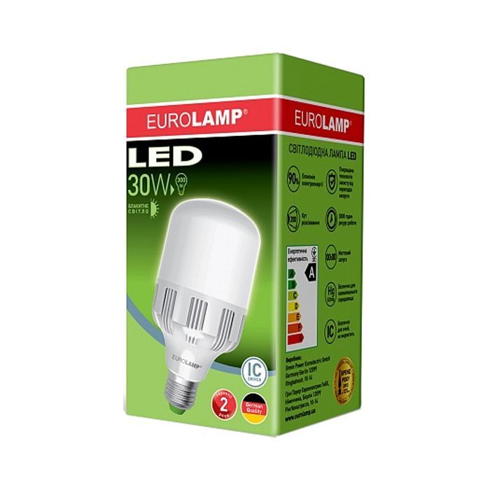 Лампочка Eurolamp E27 (LED-HP-30276) зображення 2