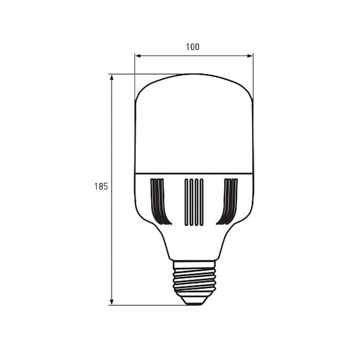 Лампочка Eurolamp E27 (LED-HP-30276) зображення 3