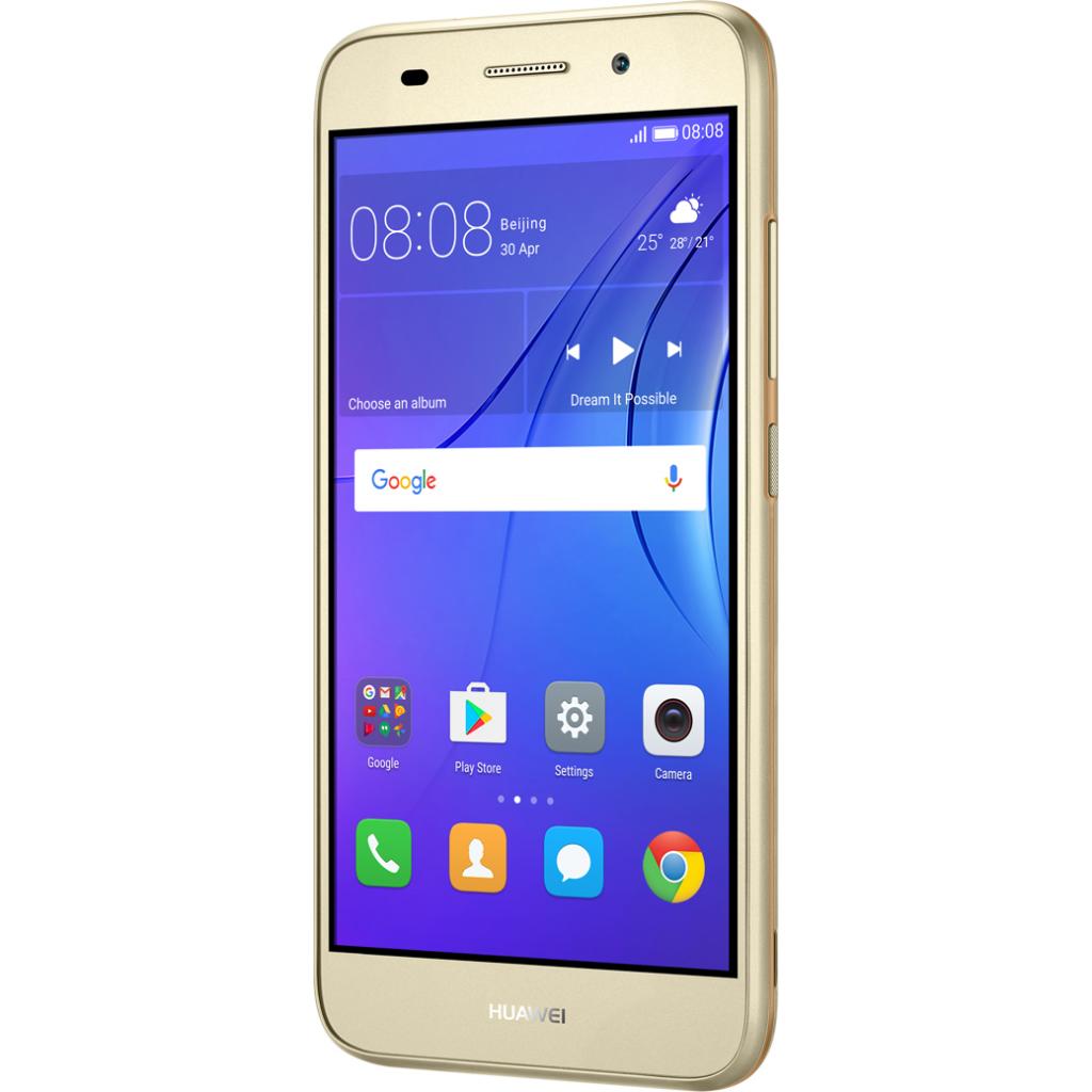 Мобильный телефон Huawei Y3 2017 Gold изображение 7