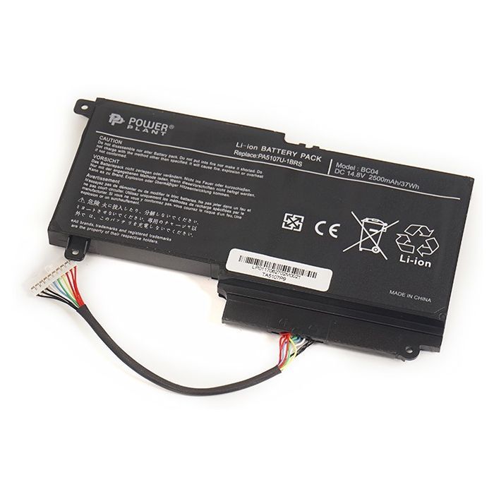 Аккумулятор для ноутбука TOSHIBA Satellite L55 (PA5107U-1BRS, TA5107P9) 14.8V 2500mAh PowerPlant (NB510221) изображение 2