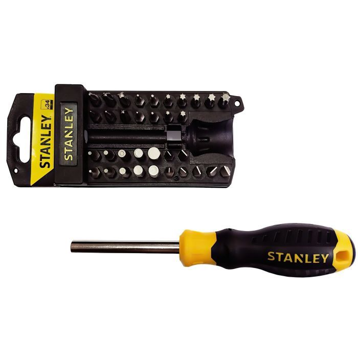 Набор отверток Stanley Multibit многофункциональная c 34 насадками (STHT0-70885) изображение 2