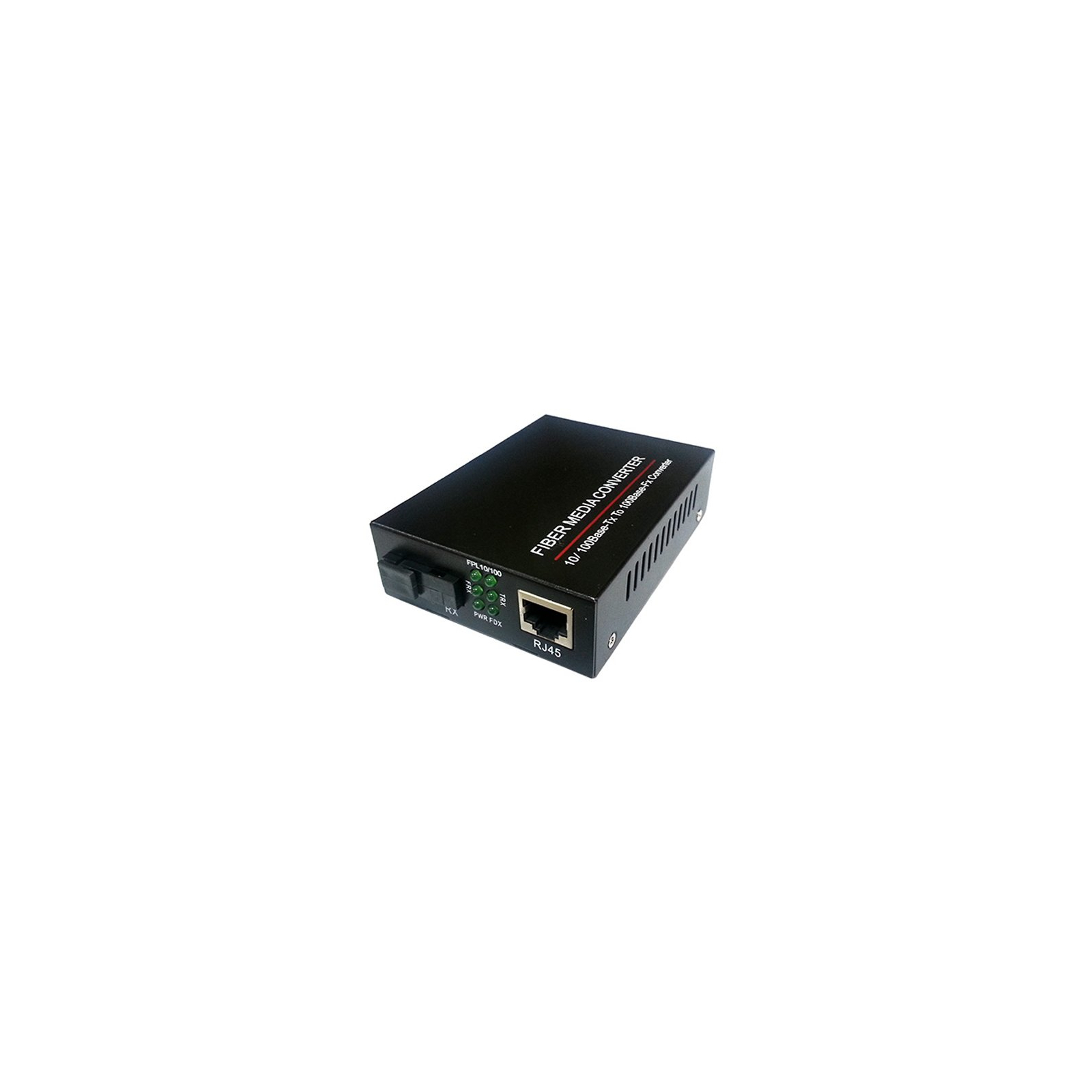 Медиаконвертер FoxGate 10/100Base-TX to 100Base-F 1310нм, SM, SC/PC, 20 км (EC-B-0,1-1SM-1310nm-20)