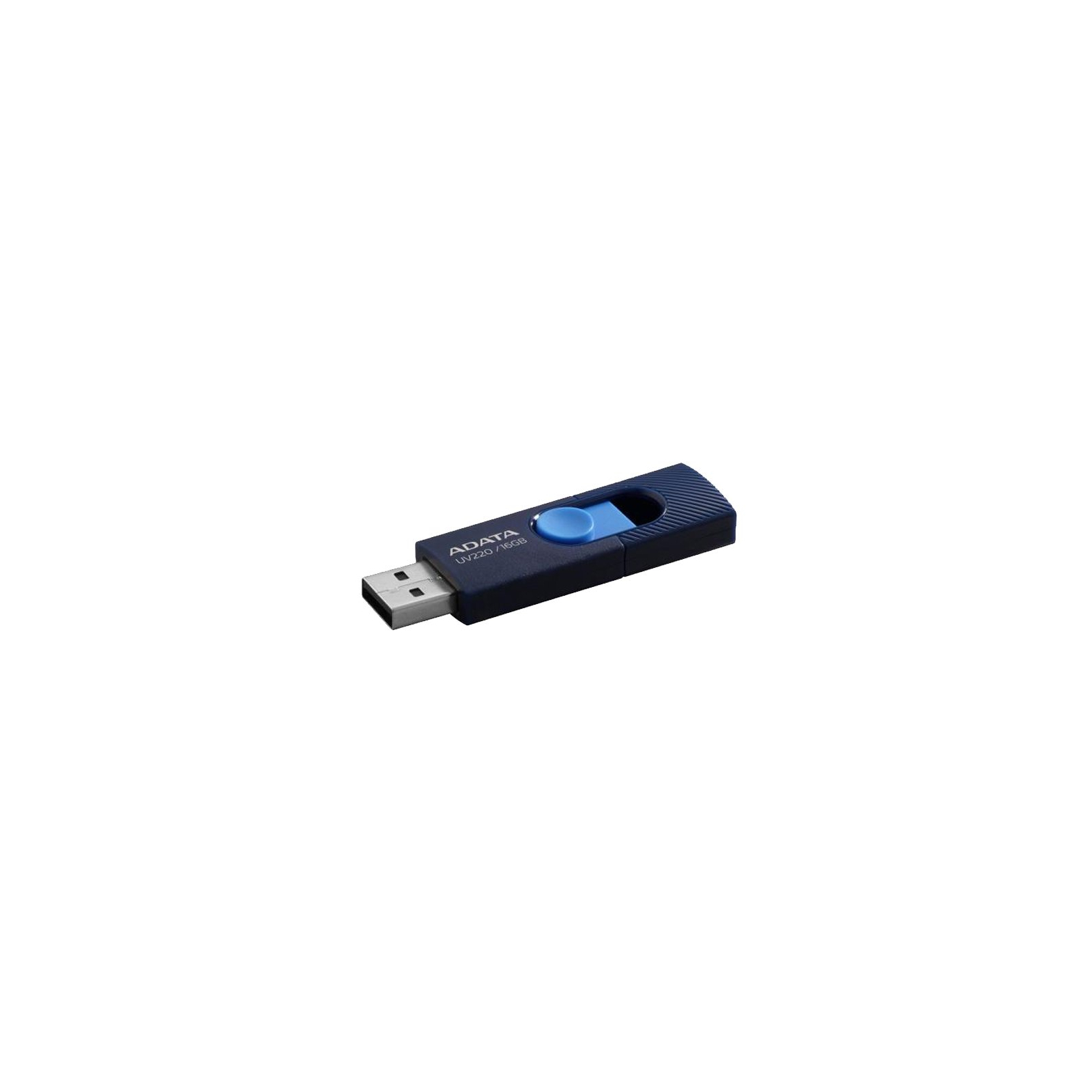 USB флеш накопичувач ADATA 16GB UV220 Blue/Navy USB 2.0 (AUV220-16G-RBLNV) зображення 2