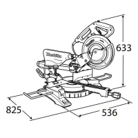 Торцовочная пила Makita LS1018L с протяжкой (LS1018L) изображение 3