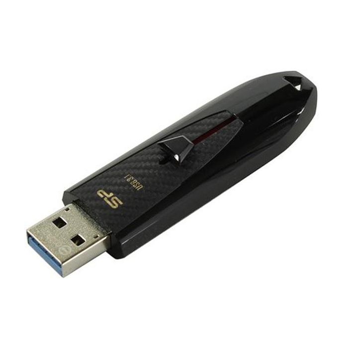 USB флеш накопитель Silicon Power 64GB B25 Black USB 3.0 (SP064GBUF3B25V1K) изображение 3