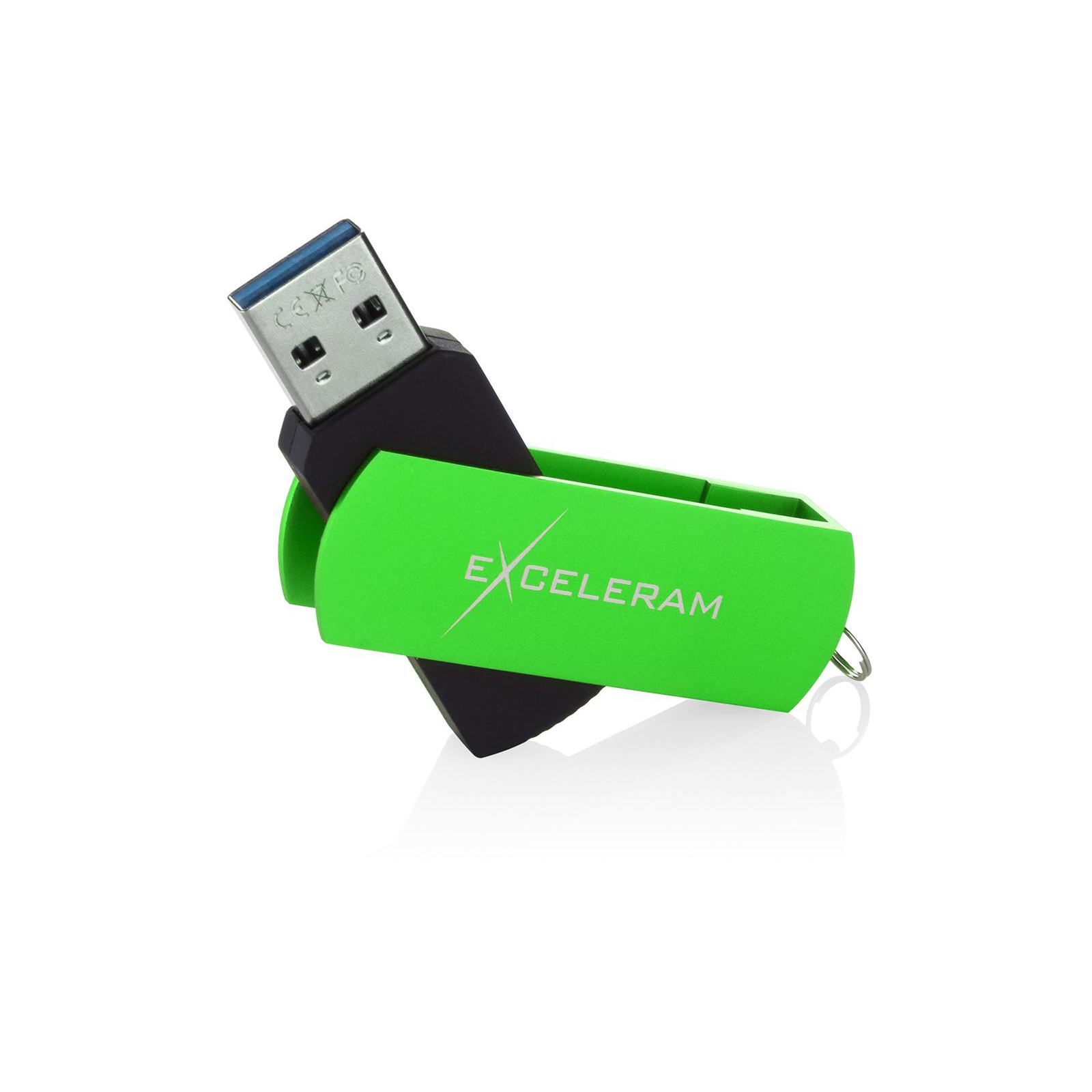 USB флеш накопичувач eXceleram 16GB P2 Series Green/Black USB 3.1 Gen 1 (EXP2U3GRB16) зображення 3