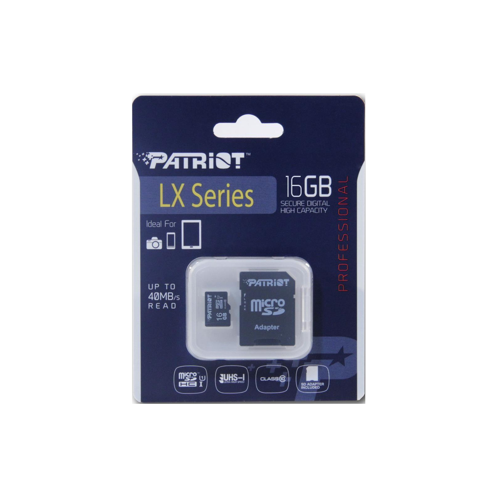 Карта пам'яті Patriot 16GB microSD class10 UHS-I (PSF16GMCSDHC10) зображення 2