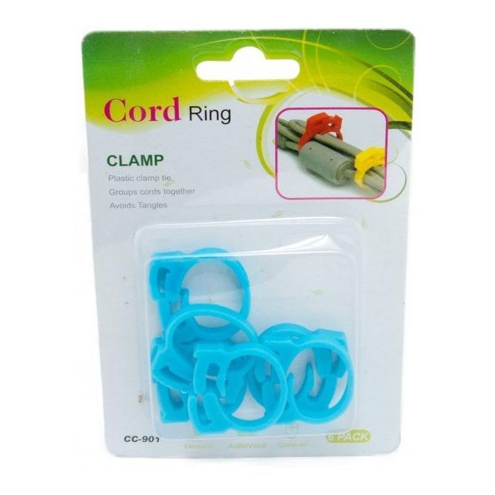Тримач для кабелю Extradigital Cable Clips CC-901 (Blue) * 6 (KBC1706)