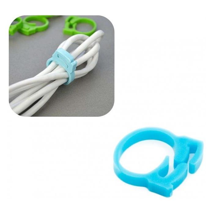 Тримач для кабелю Extradigital Cable Clips CC-901 (Blue) * 6 (KBC1706) зображення 4
