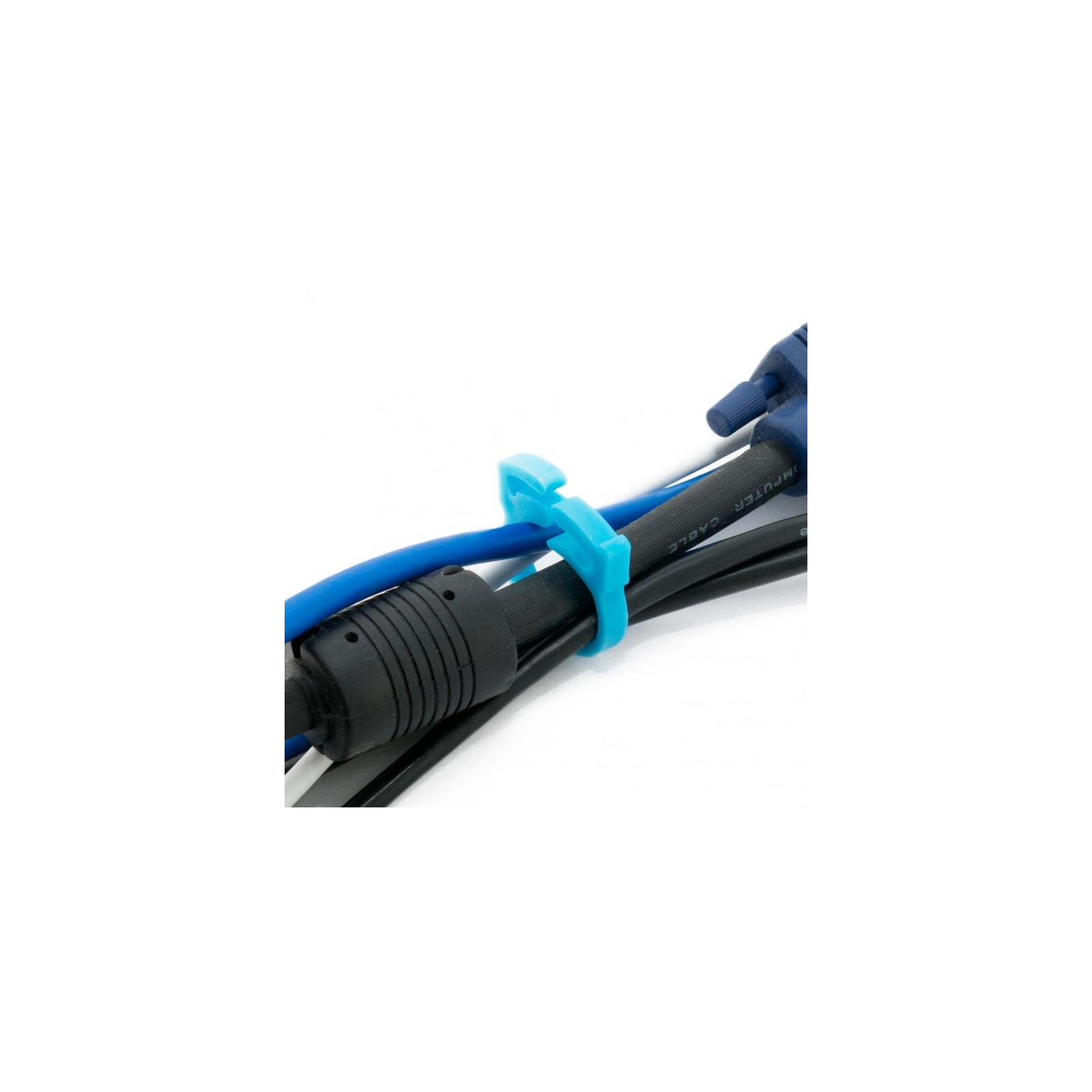 Тримач для кабелю Extradigital Cable Clips CC-901 (Blue) * 6 (KBC1706) зображення 5