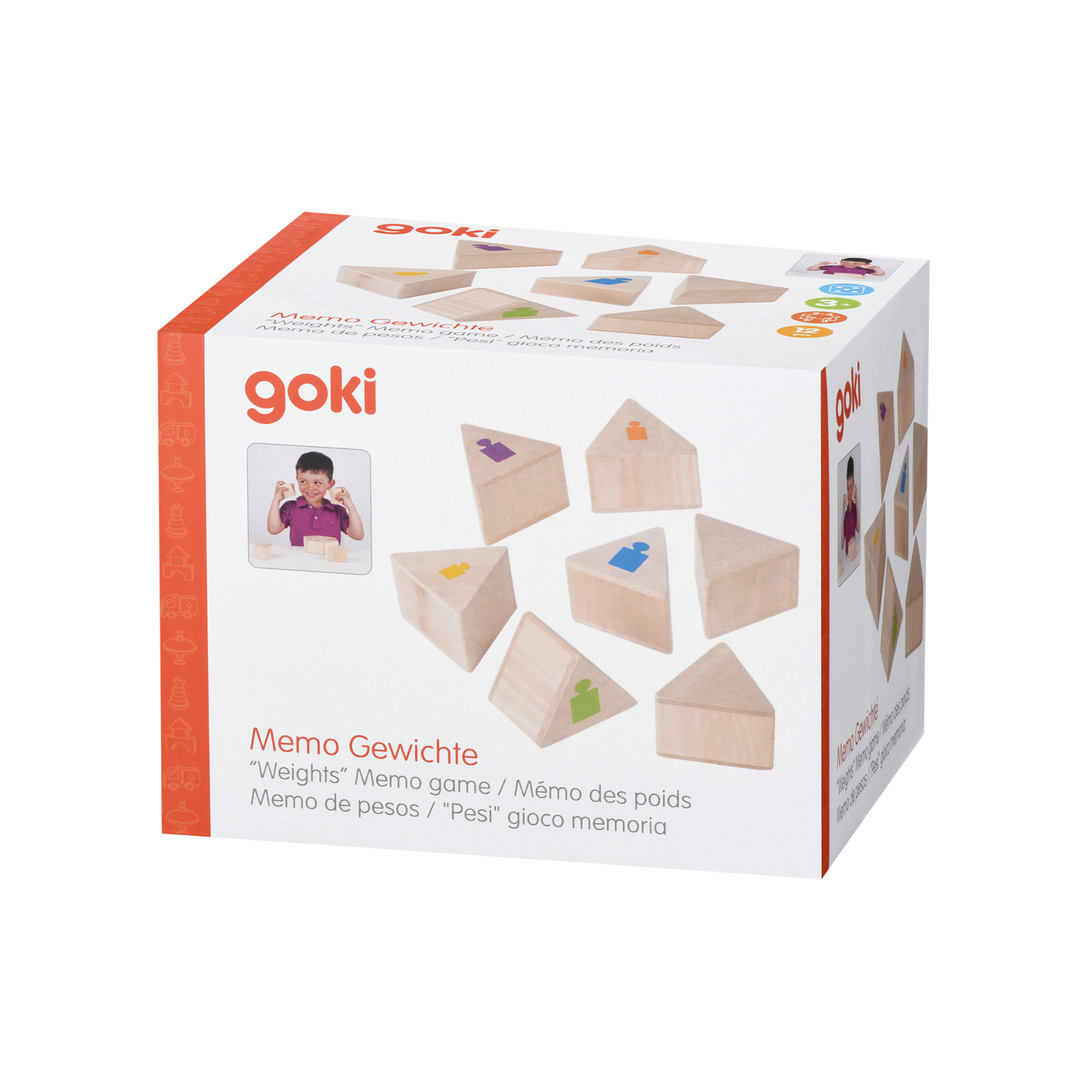 Развивающая игрушка Goki Запомни вес (56684G) изображение 4